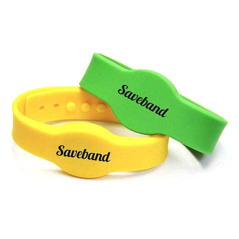 13.56Mhz Sizable MF IC Rfid Silicone Wristband RFID Smart Wristband